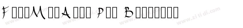 FutoMinA101 Pr5 Bold字体转换